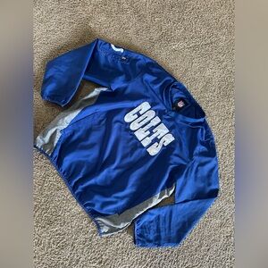 Indianapolis Colts NFL Pullover Windbreaker Size XL